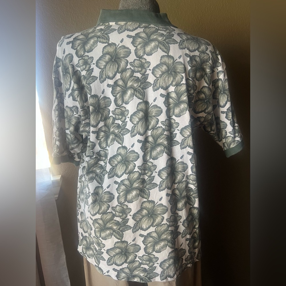 Vintage Bert Pulitzer Preppy Ivy League Resort Wear Polo - Size L - PTP ~23“ - Picture 2 of 10
